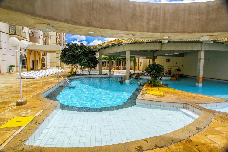Diroma Exclusive - Piscinas Termais 24 Horas, Sauna, Copa Da Mamae, Limpeza Diaria, Estacionamento Gratis! Caldas Novas Luaran gambar