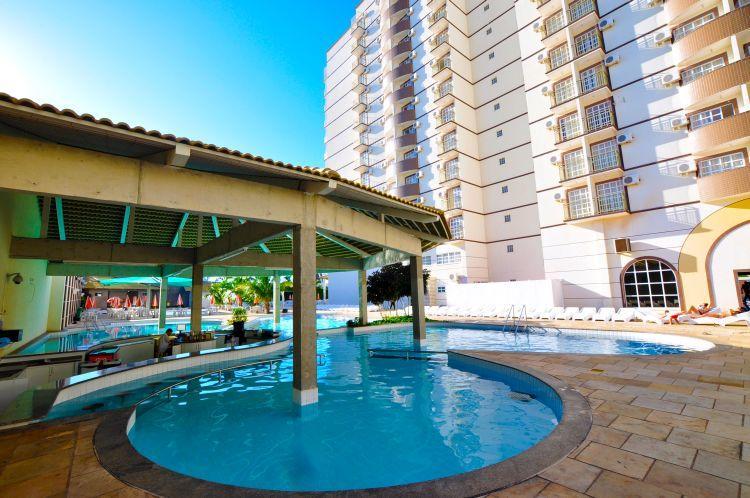 Diroma Exclusive - Piscinas Termais 24 Horas, Sauna, Copa Da Mamae, Limpeza Diaria, Estacionamento Gratis! Caldas Novas Luaran gambar