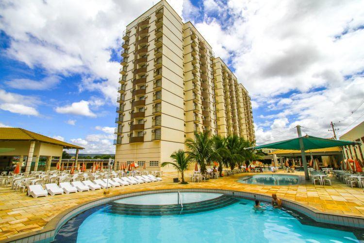 Diroma Exclusive - Piscinas Termais 24 Horas, Sauna, Copa Da Mamae, Limpeza Diaria, Estacionamento Gratis! Caldas Novas Luaran gambar